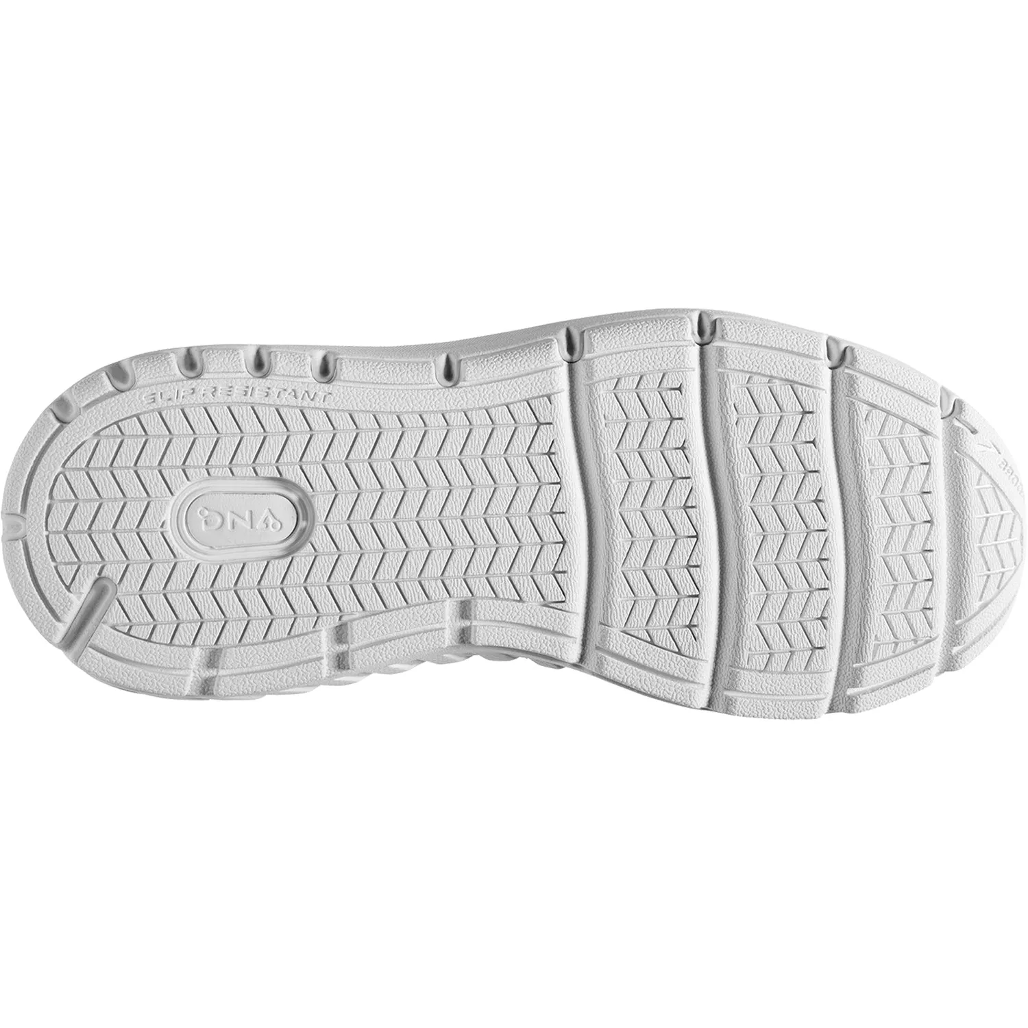 Women's Brooks Addiction Walker V-Strap White Leather