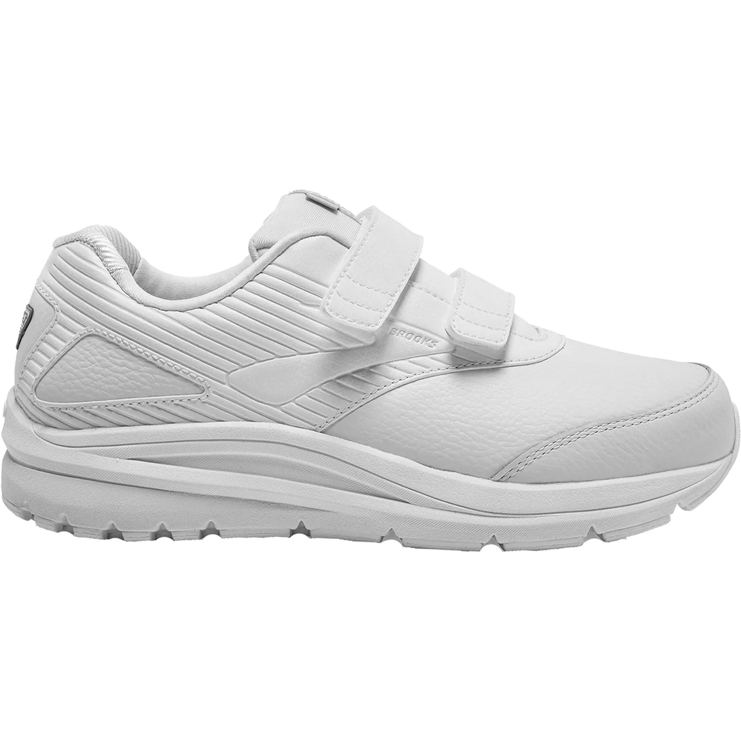 Women's Brooks Addiction Walker V-Strap White Leather