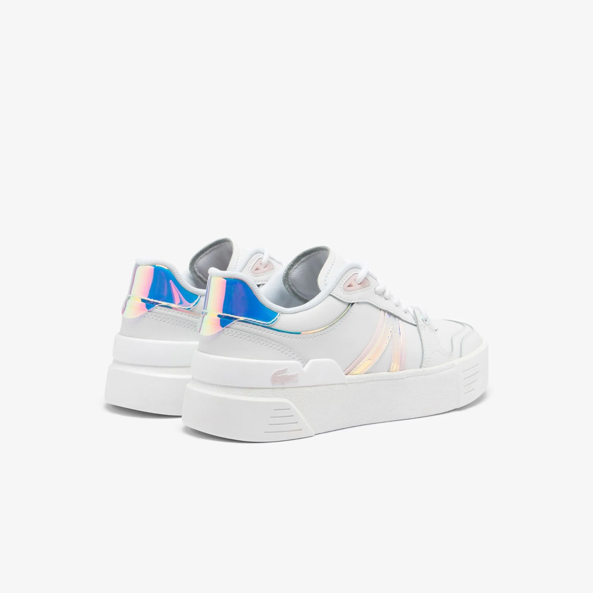 Women's L002 Evo Holographic Leather Trainers  - 47SFA0054