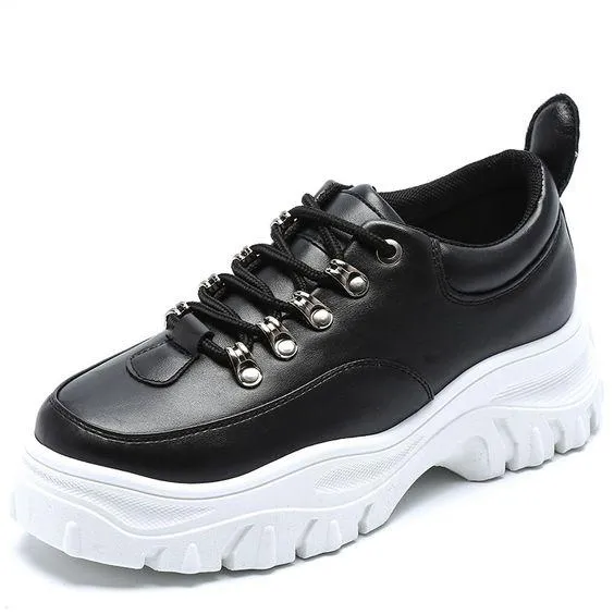 Women's Trendy Color Design Platform Shoes