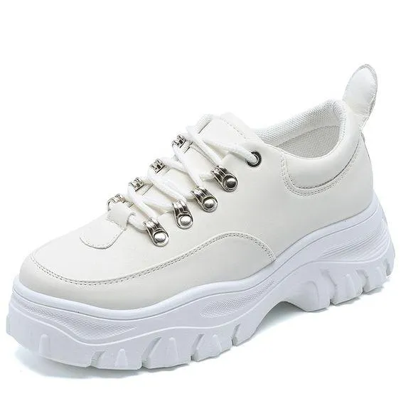 Women's Trendy Color Design Platform Shoes